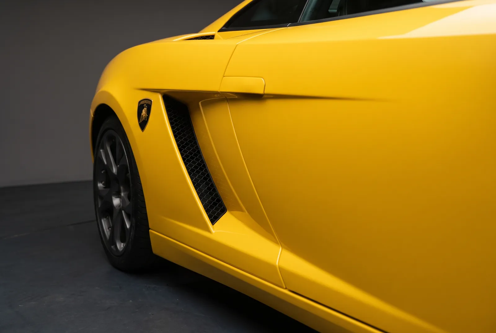 Detail van een Lamborghini Gallardo