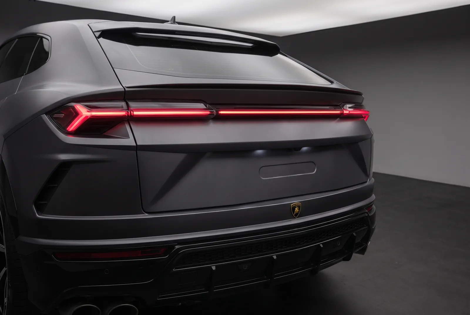 Detail van een Lamborghini Urus